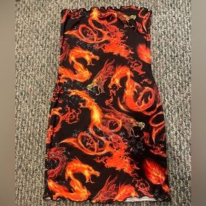 Fire dragon dress